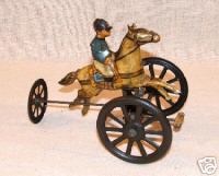 VINTAGE GERMAN CARETTE HORSE AND JOCKEY WIND-UP, MINT-! SUPERB AND DESIRABLE ANTIQUE CARETTE TOY,EXTREMELY RARE